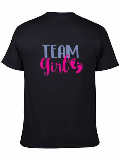 Team Girl T-Shirt - Baby Shower Gender Reveal Tee