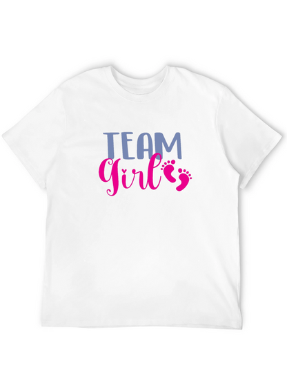 Team Girl T-Shirt - Baby Shower Gender Reveal Tee