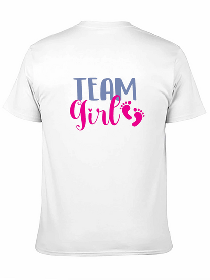 Team Girl T-Shirt - Baby Shower Gender Reveal Tee