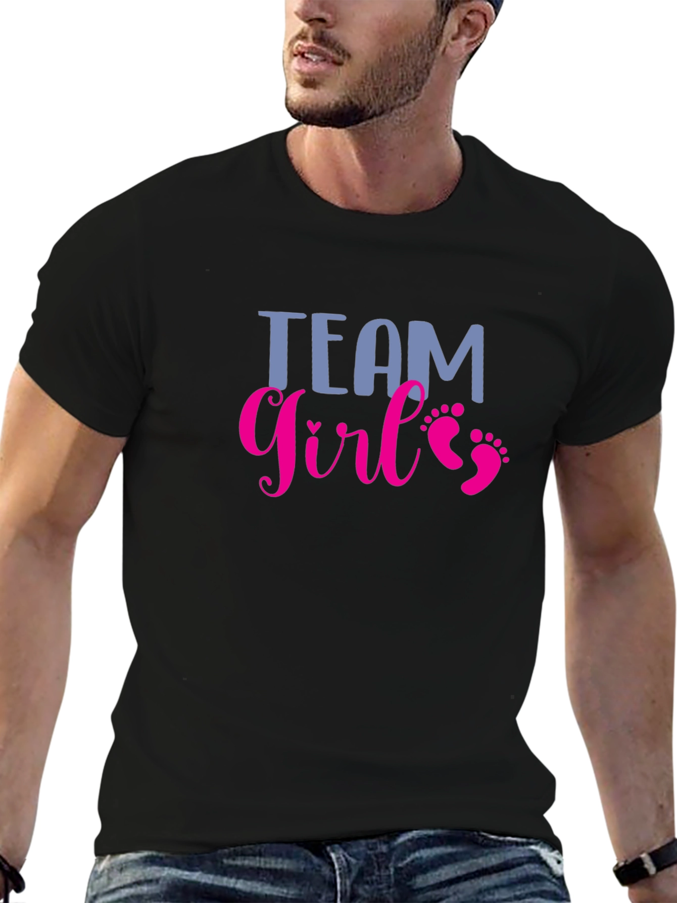 Team Girl T-Shirt - Baby Shower Gender Reveal Tee