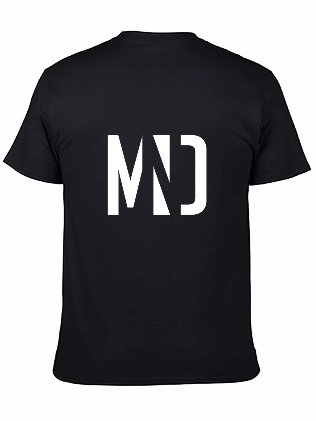 Modern MD Graphic Black T-Shirt for Men
