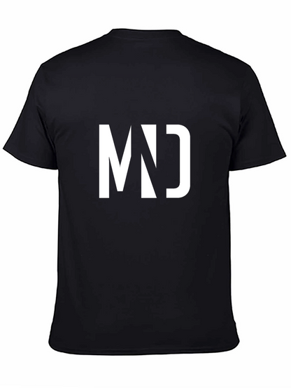 Modern MD Graphic Black T-Shirt for Men