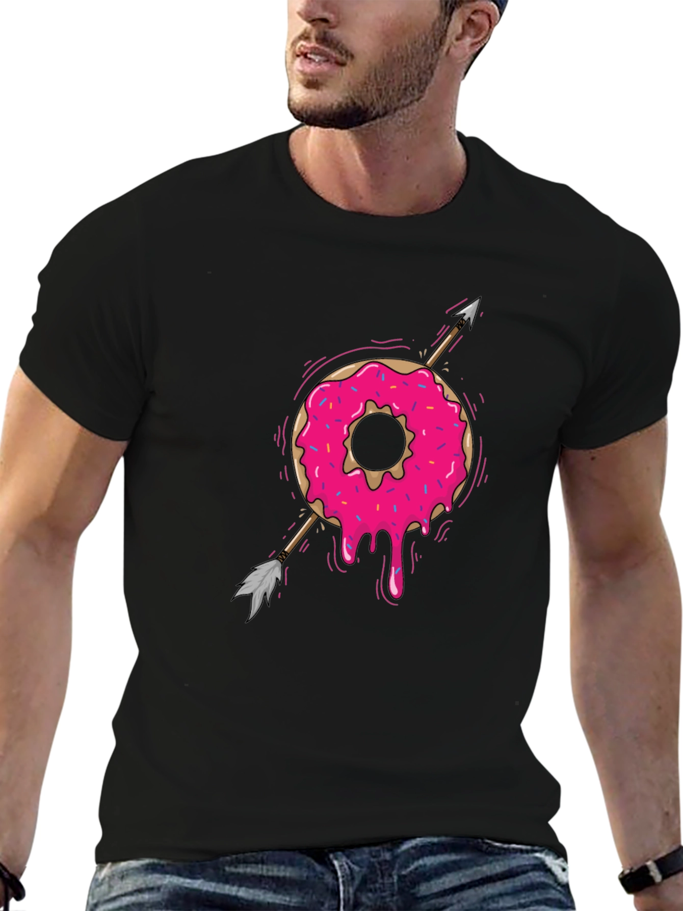Donut Arrow T-Shirt - Sweet Graphic Tee