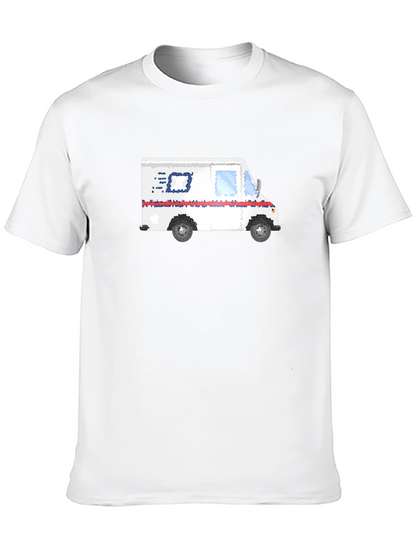 USPS Truck Graphic Tee - Black
