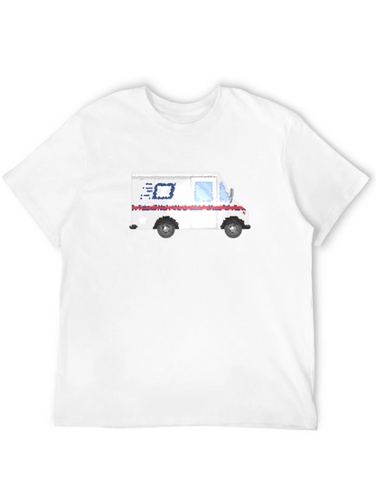 USPS Truck Graphic Tee - Black
