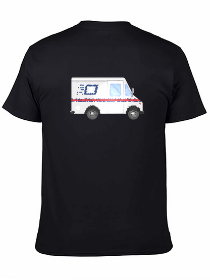USPS Truck Graphic Tee - Black