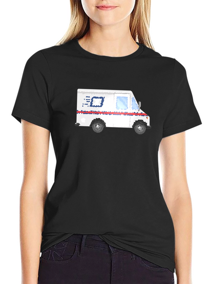 USPS Truck Graphic Tee - Black