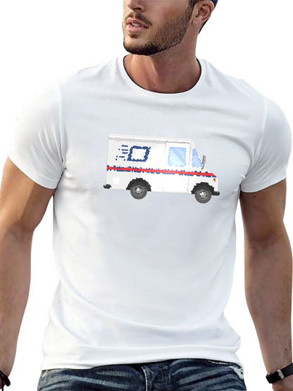 USPS Truck Graphic Tee - Black