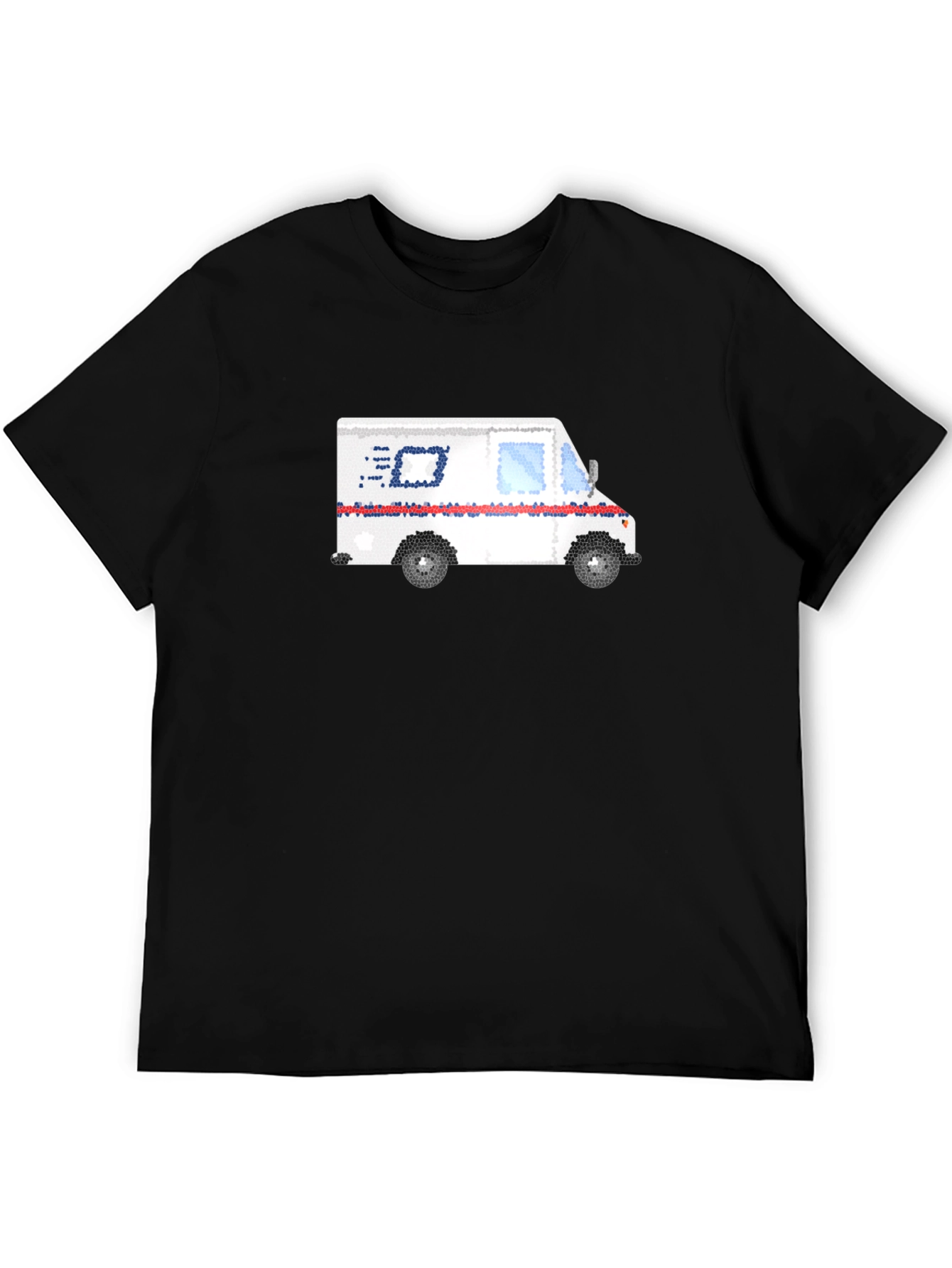 USPS Truck Graphic Tee - Black