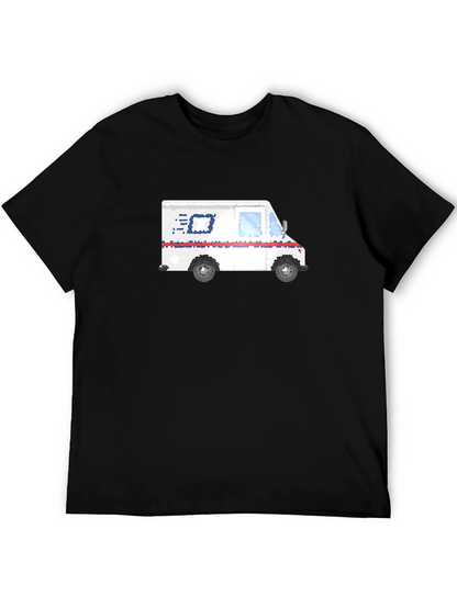 USPS Truck Graphic Tee - Black