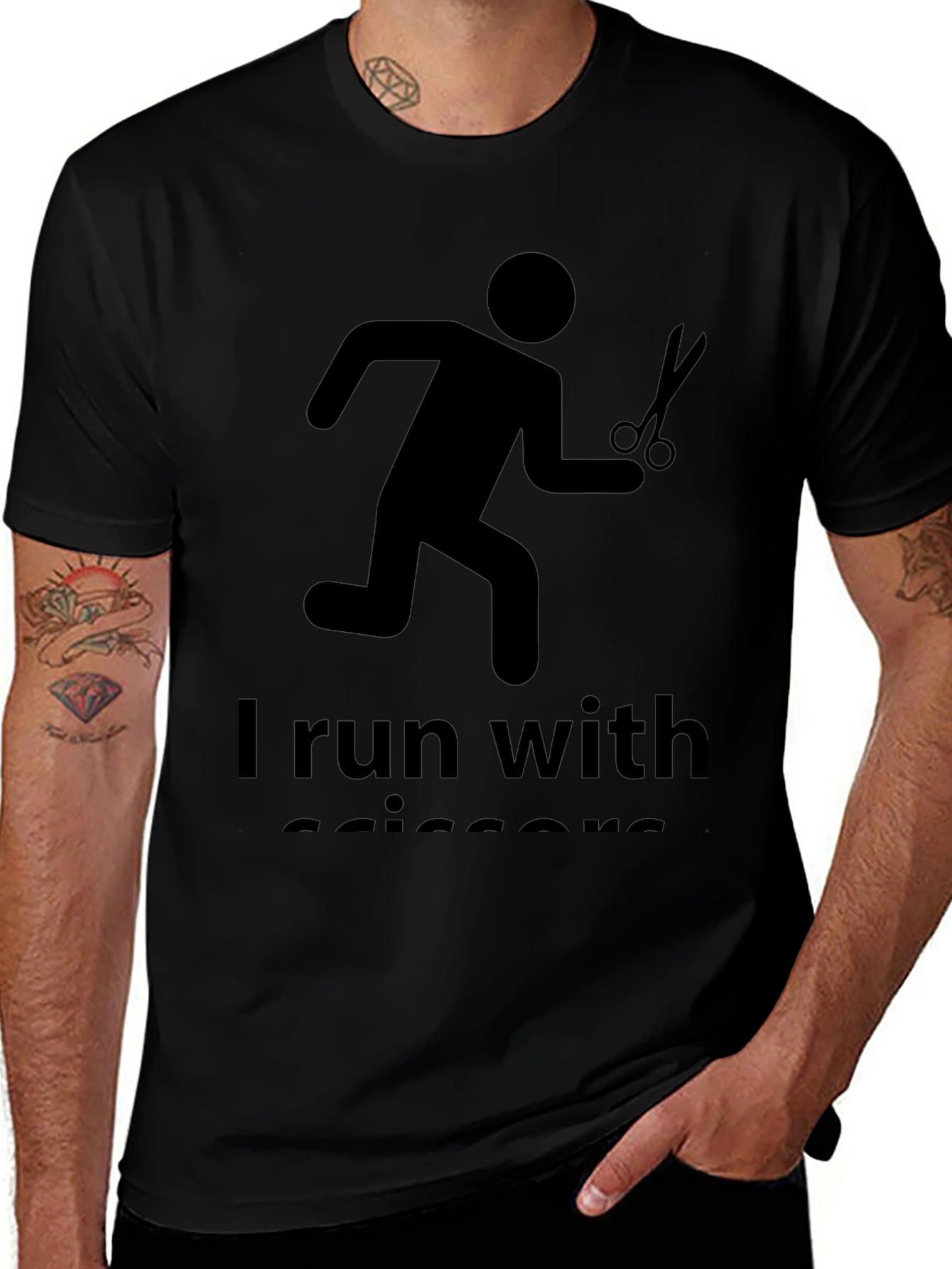 I Run With Scissors Graphic T-Shirt