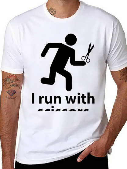 I Run With Scissors Graphic T-Shirt