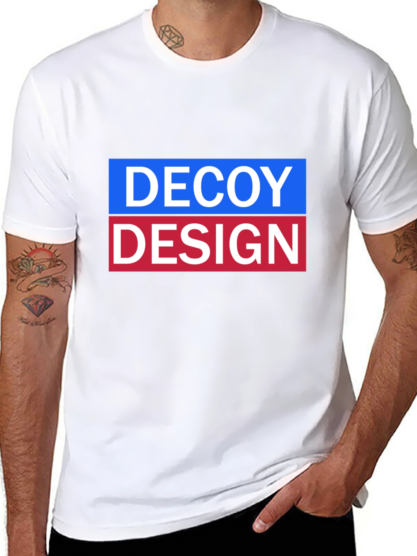 Decoy Design Graphic T-Shirt