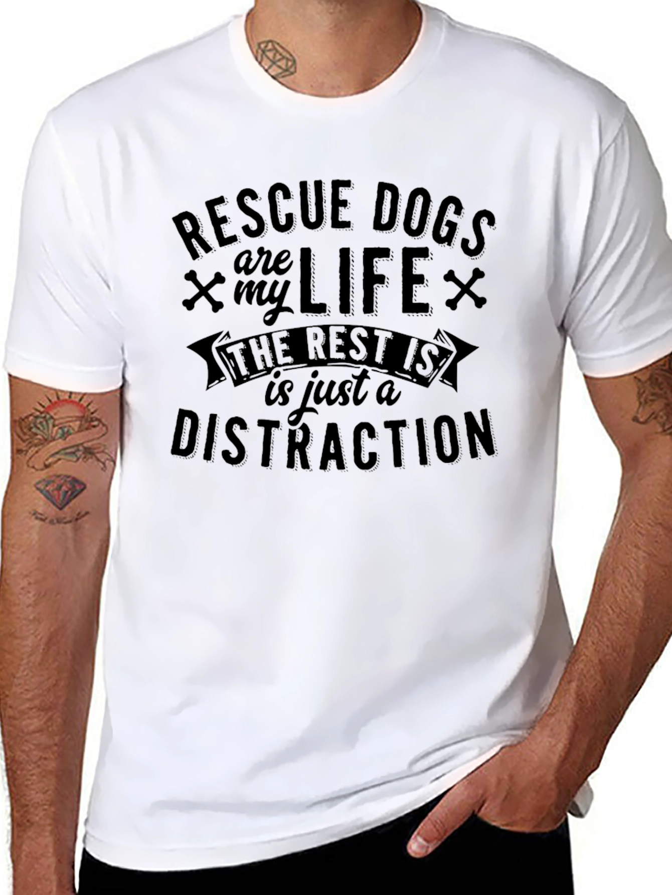 Rescue Dogs Are My Life T-Shirt