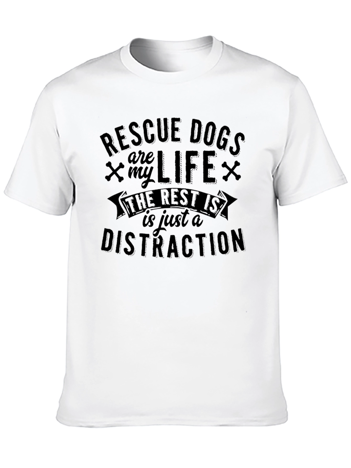 Rescue Dogs Are My Life T-Shirt