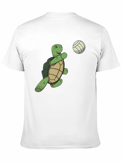 Turtle Playing Volleyball Graphic Tee