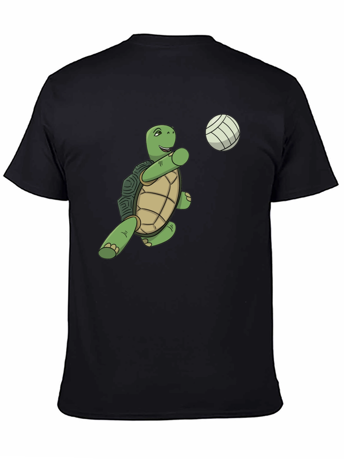 Turtle Playing Volleyball Graphic Tee