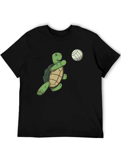Turtle Playing Volleyball Graphic Tee