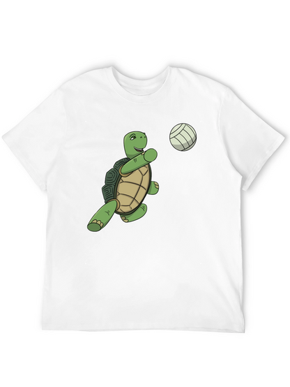 Turtle Playing Volleyball Graphic Tee