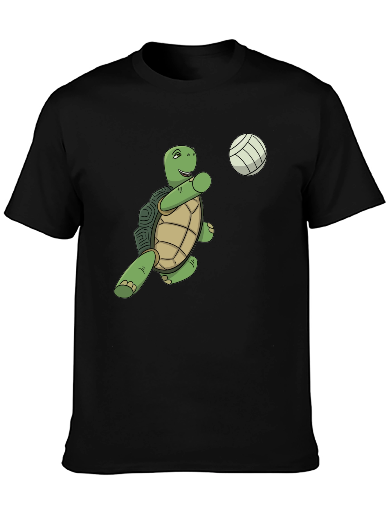 Turtle Playing Volleyball Graphic Tee