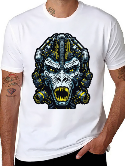 Cyberpunk Ape Graphic T-Shirt