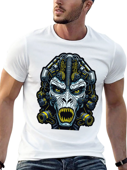 Cyberpunk Ape Graphic T-Shirt