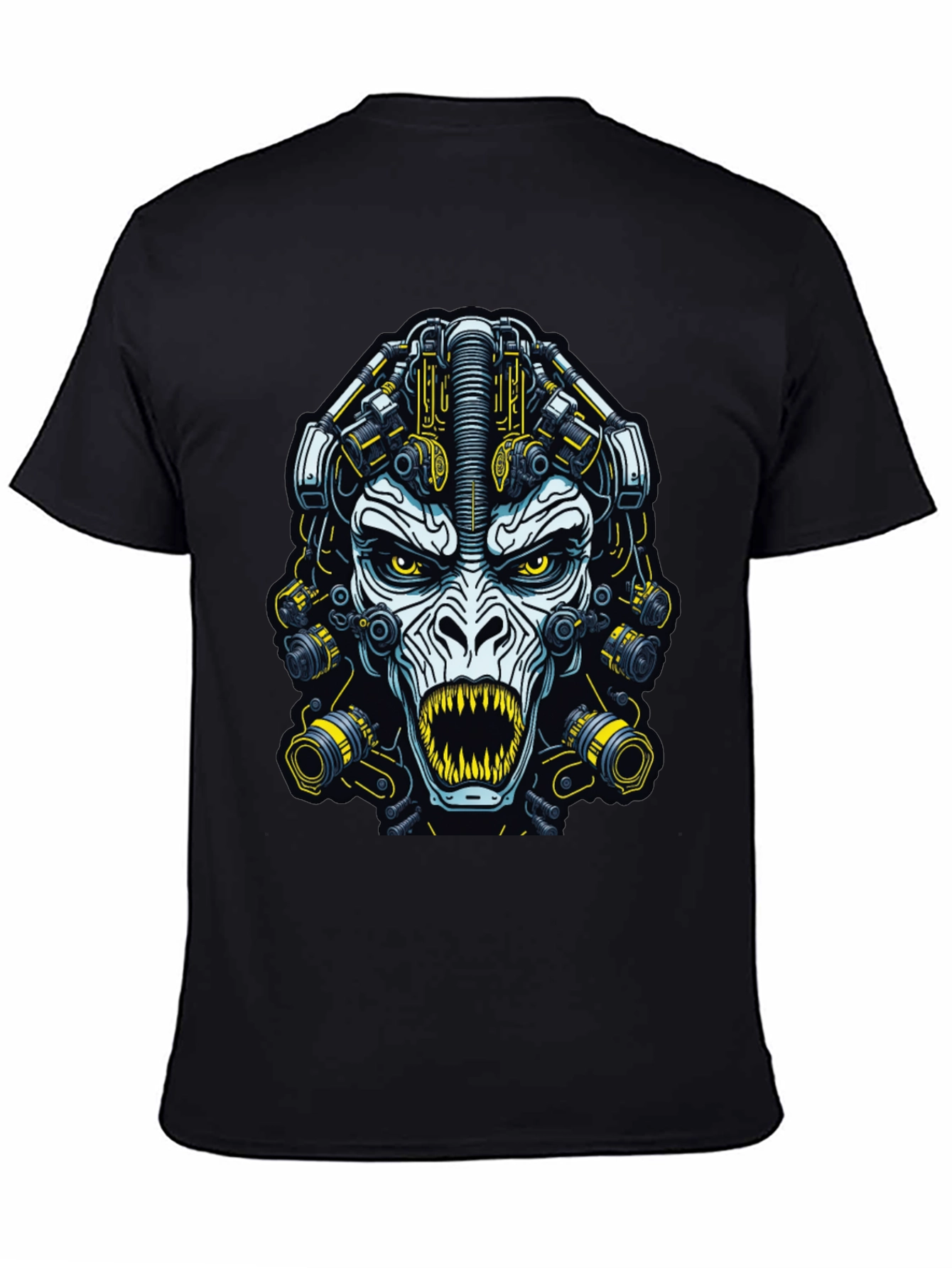 Cyberpunk Ape Graphic T-Shirt