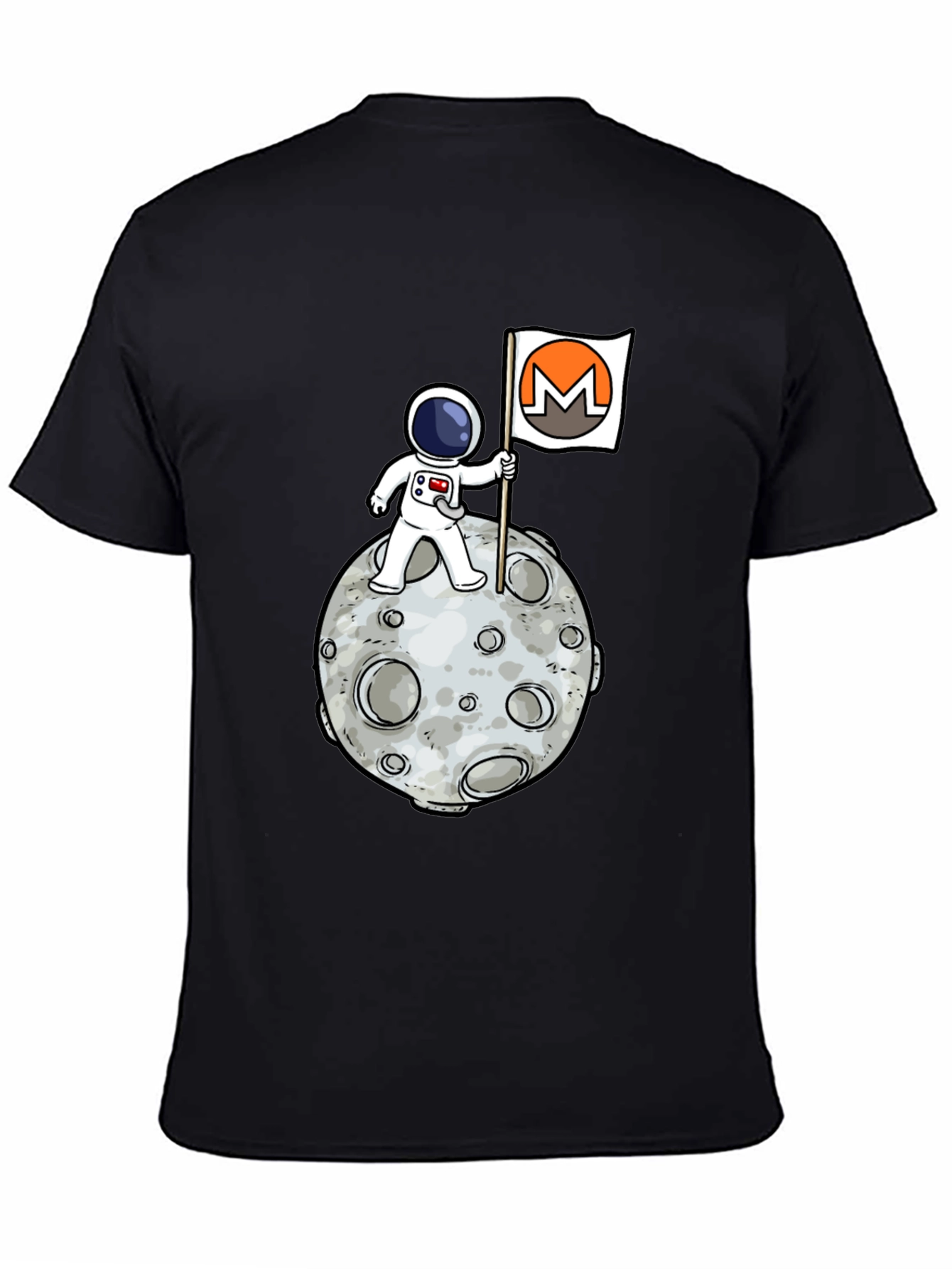 Monero Moon Landing T-Shirt - Crypto Astronaut
