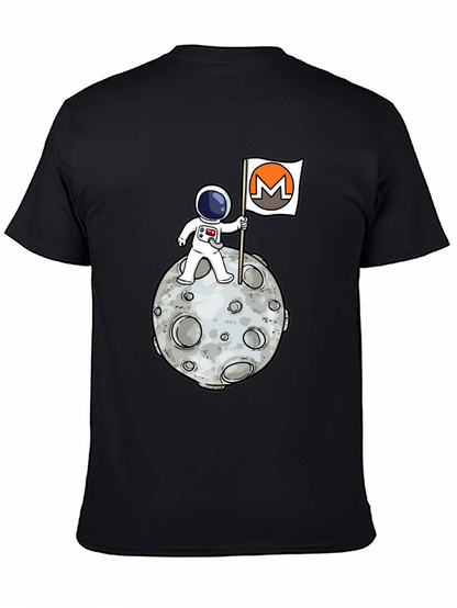 Monero Moon Landing T-Shirt - Crypto Astronaut