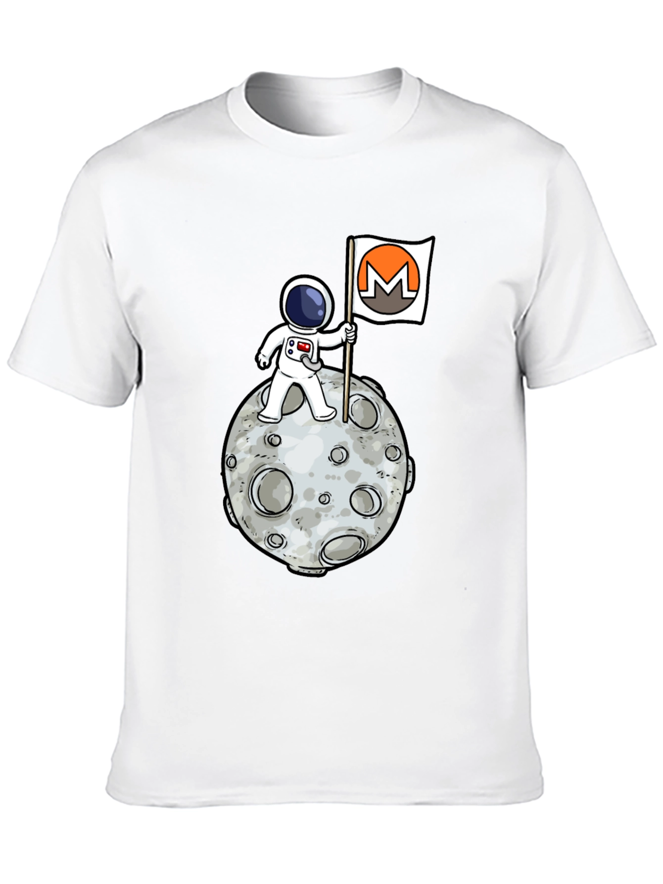 Monero Moon Landing T-Shirt - Crypto Astronaut