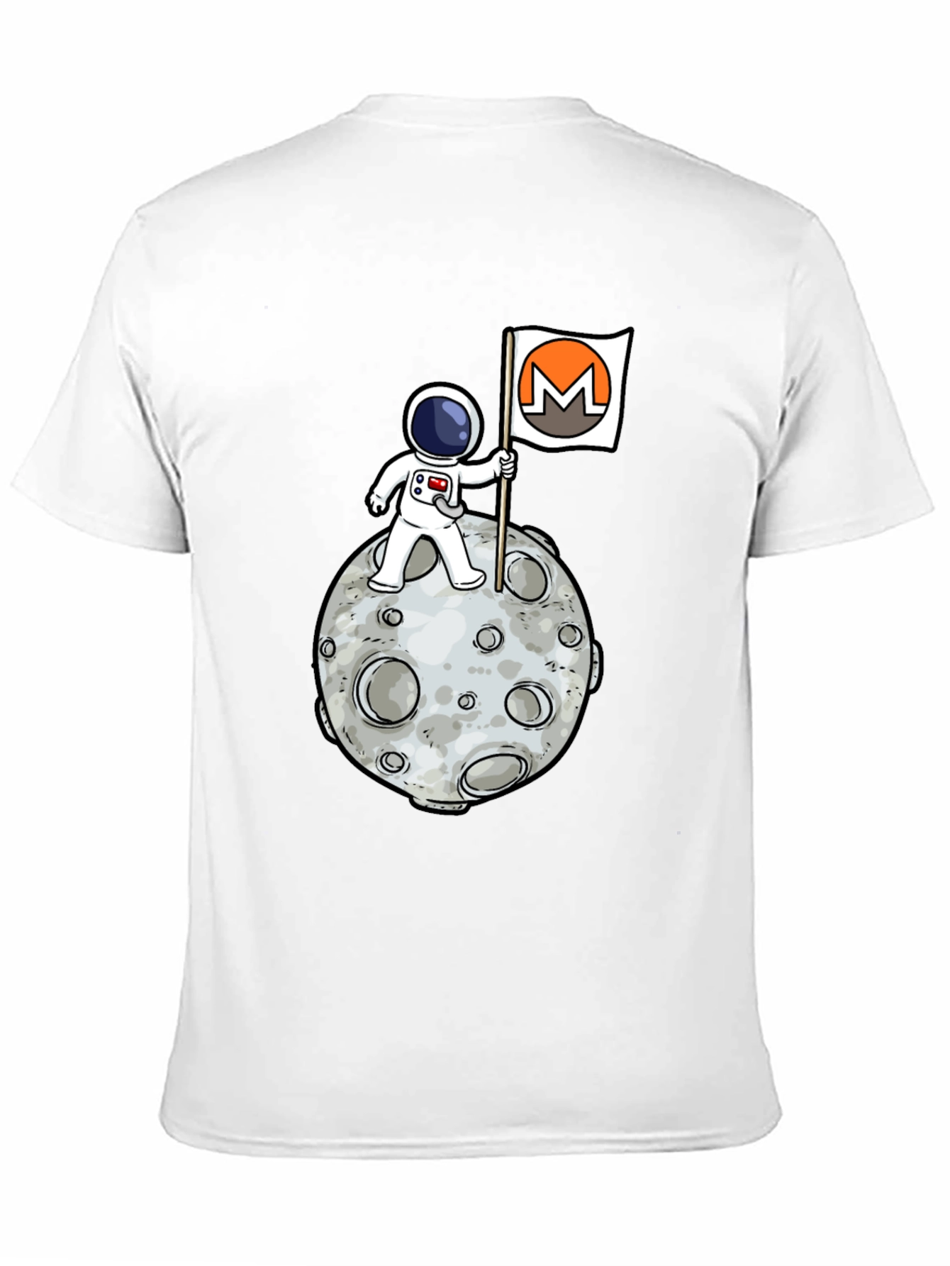 Monero Moon Landing T-Shirt - Crypto Astronaut