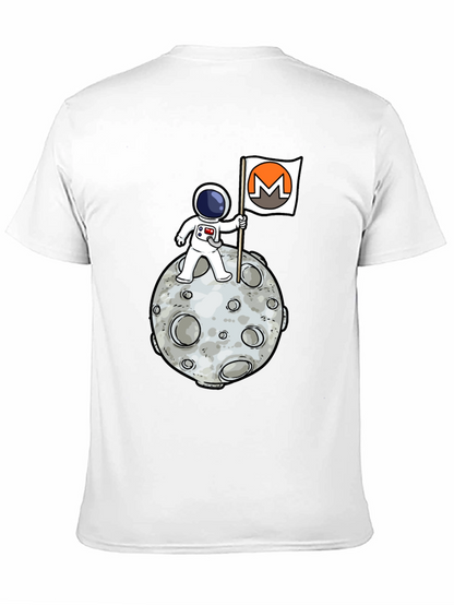 Monero Moon Landing T-Shirt - Crypto Astronaut