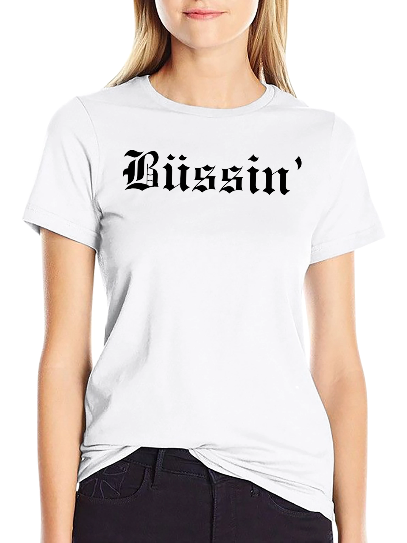 Mens Black Biissin Graphic T-Shirt