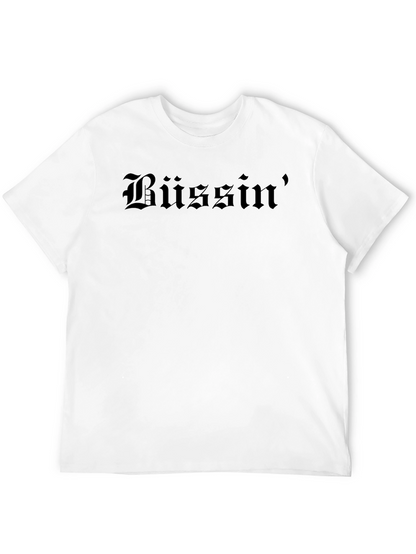 Mens Black Biissin Graphic T-Shirt
