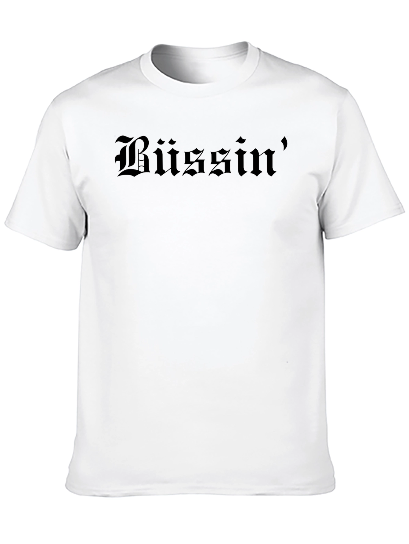 Mens Black Biissin Graphic T-Shirt