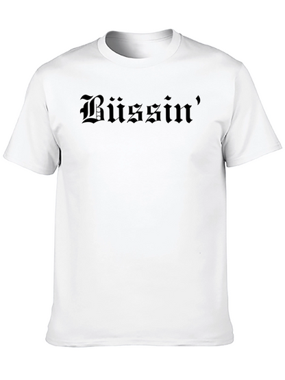 Mens Black Biissin Graphic T-Shirt