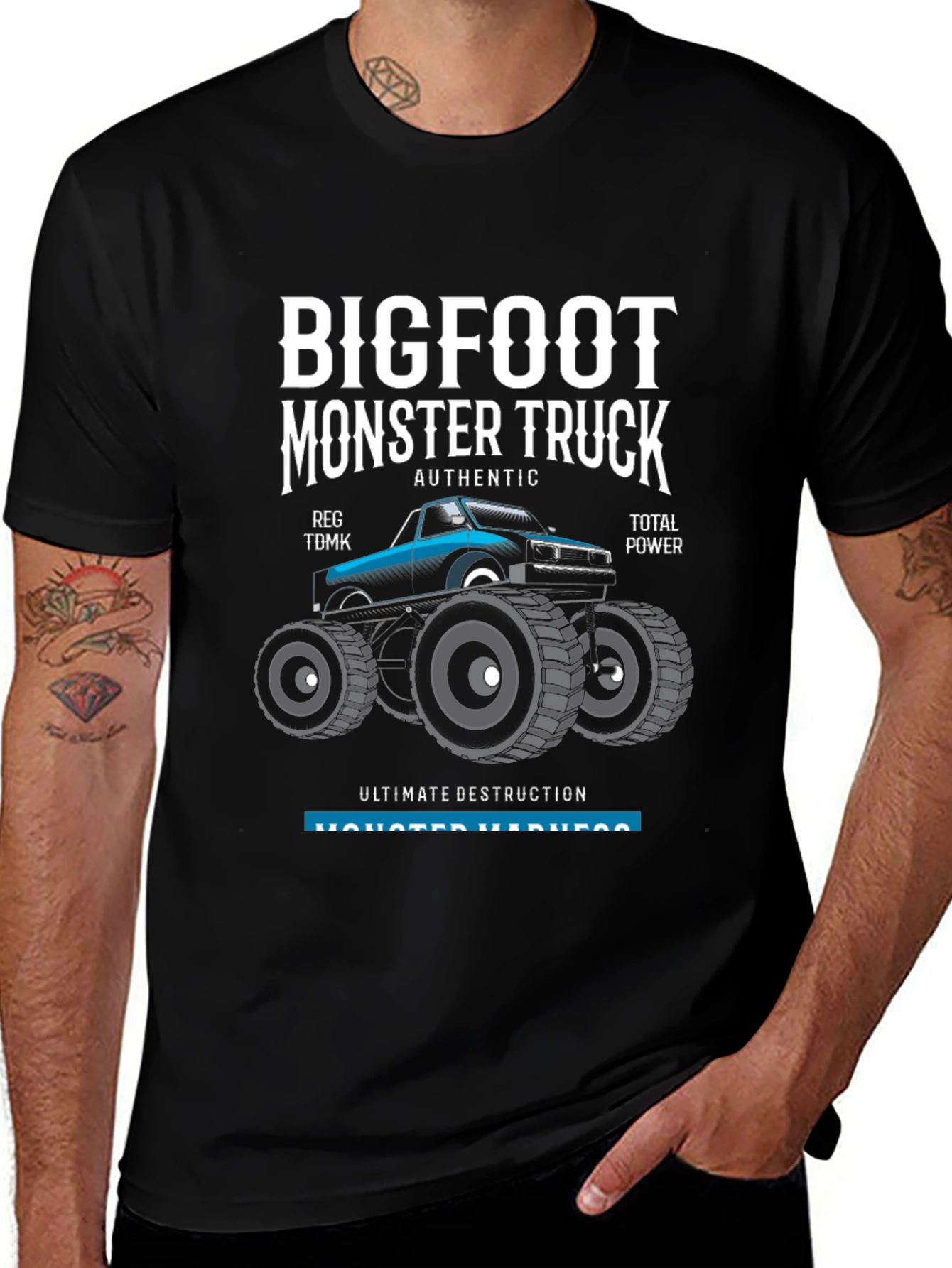 Bigfoot Monster Truck Graphic T-Shirt