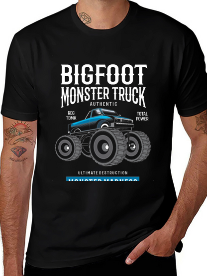 Bigfoot Monster Truck Graphic T-Shirt