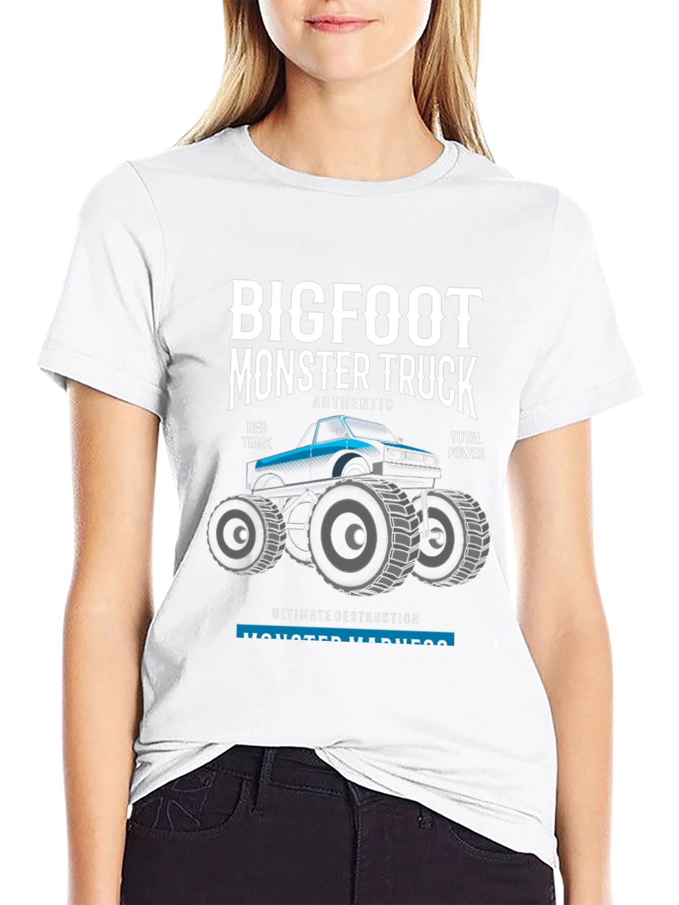 Bigfoot Monster Truck Graphic T-Shirt