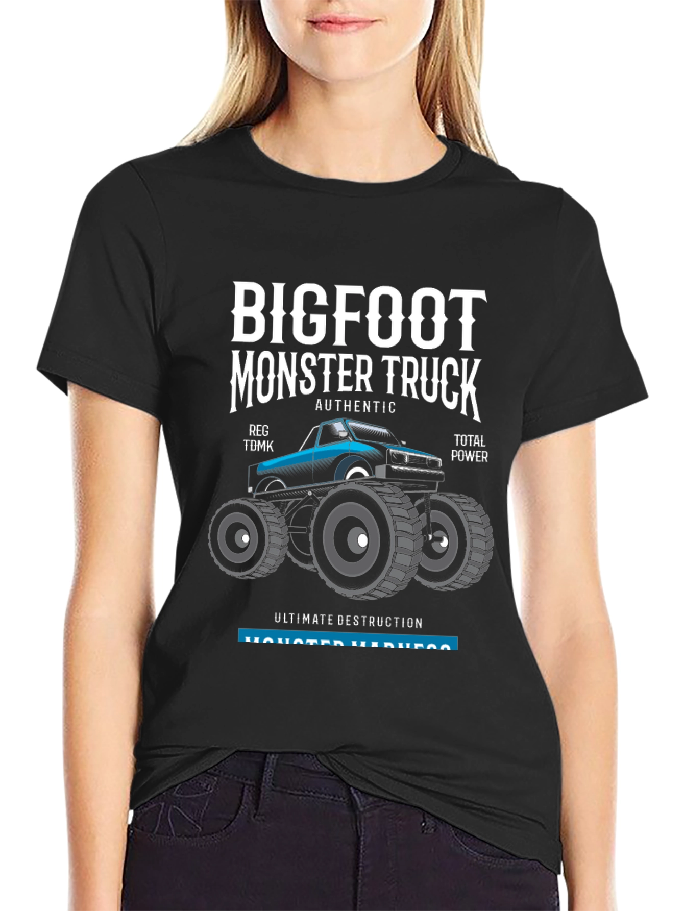 Bigfoot Monster Truck Graphic T-Shirt