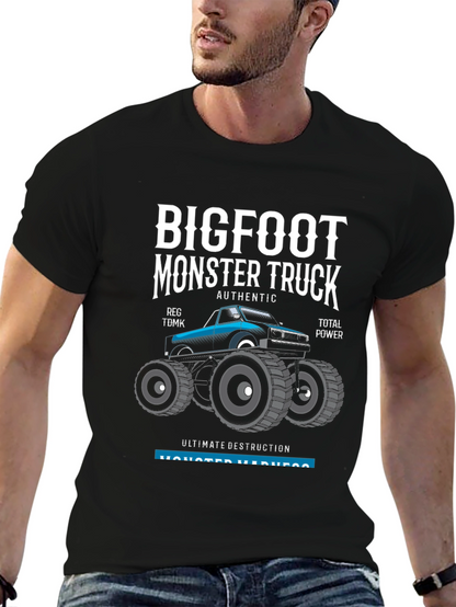 Bigfoot Monster Truck Graphic T-Shirt