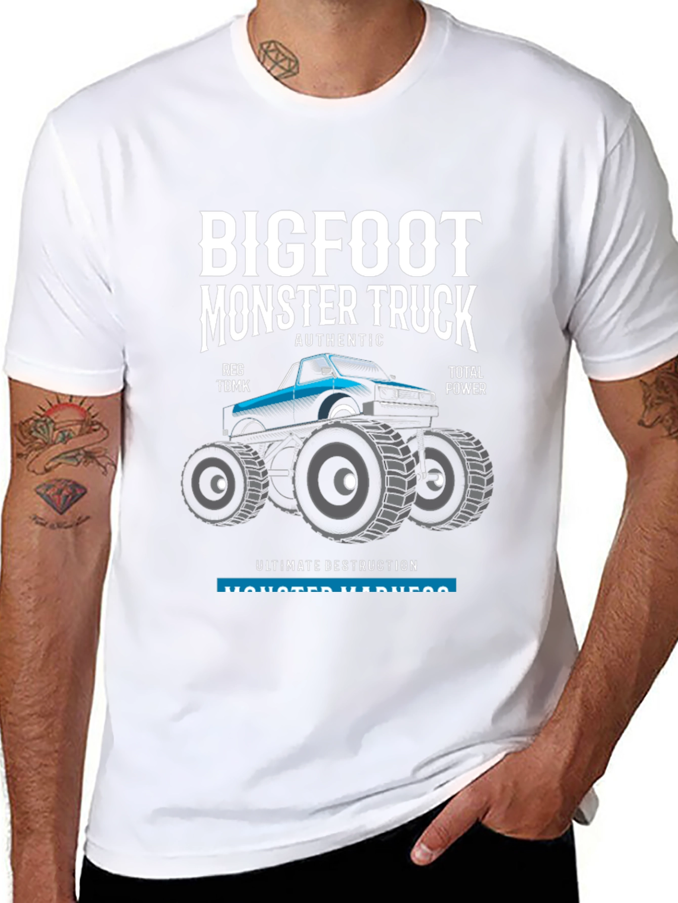 Bigfoot Monster Truck Graphic T-Shirt