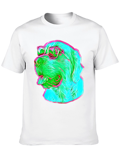 Cool Dog Tee - Sunglasses Graphic Print