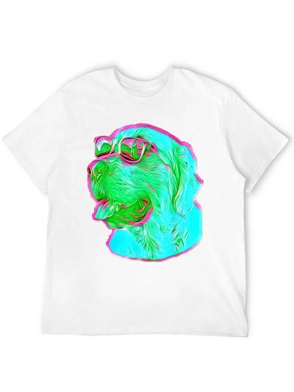 Cool Dog Tee - Sunglasses Graphic Print