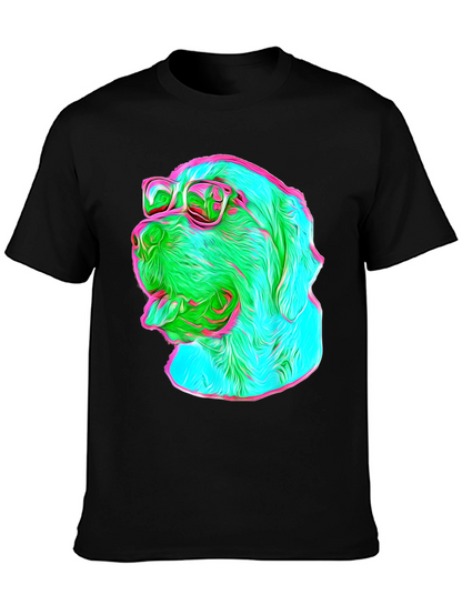 Cool Dog Tee - Sunglasses Graphic Print