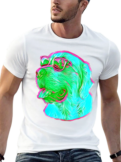 Cool Dog Tee - Sunglasses Graphic Print