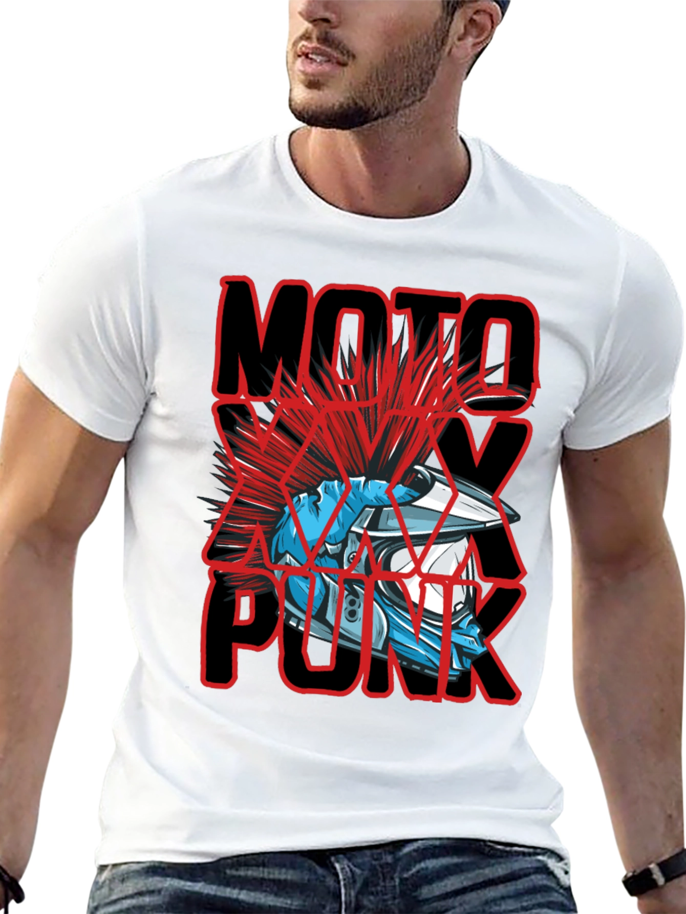 Moto Punk Graphic Tee