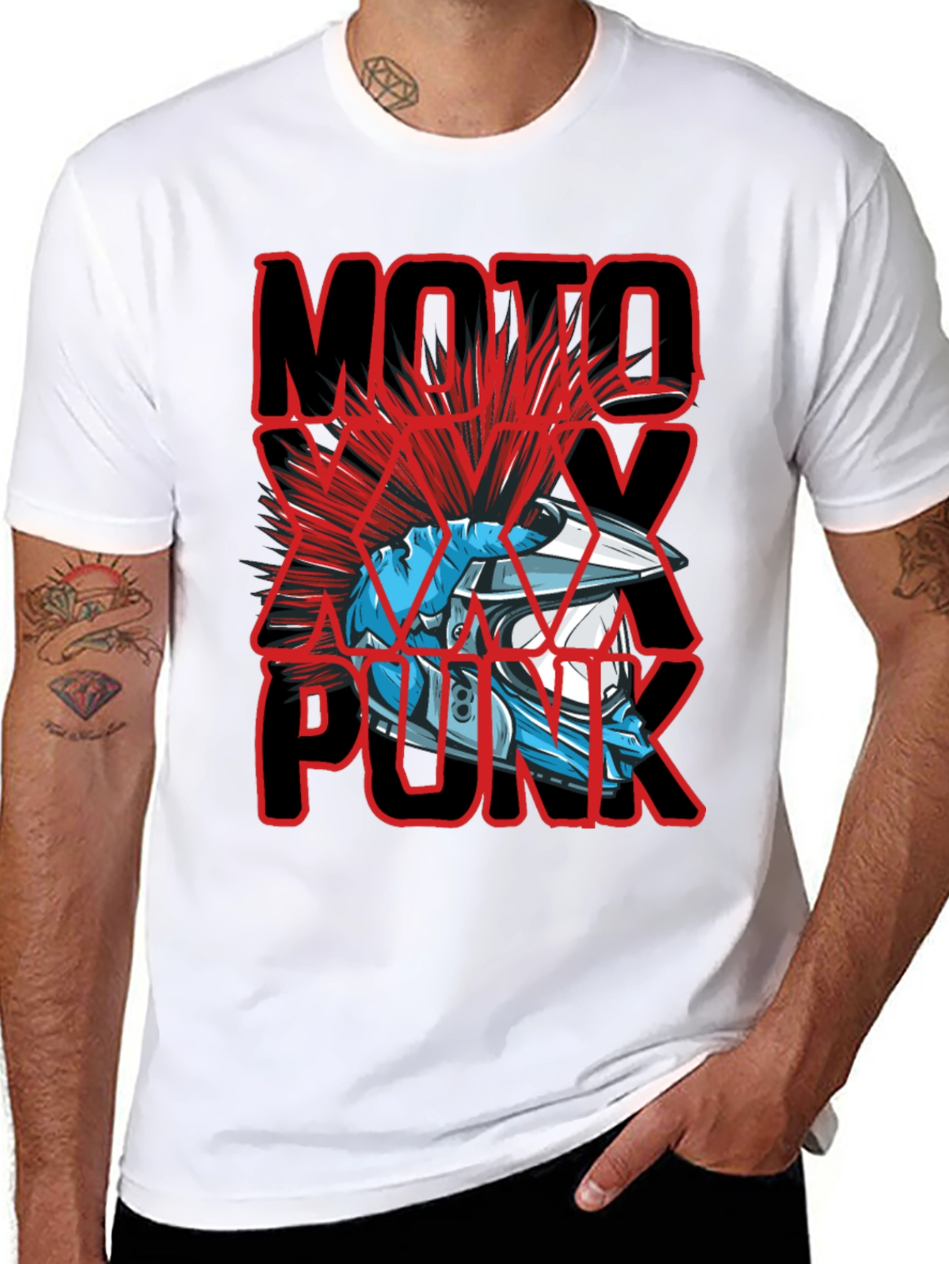 Moto Punk Graphic Tee