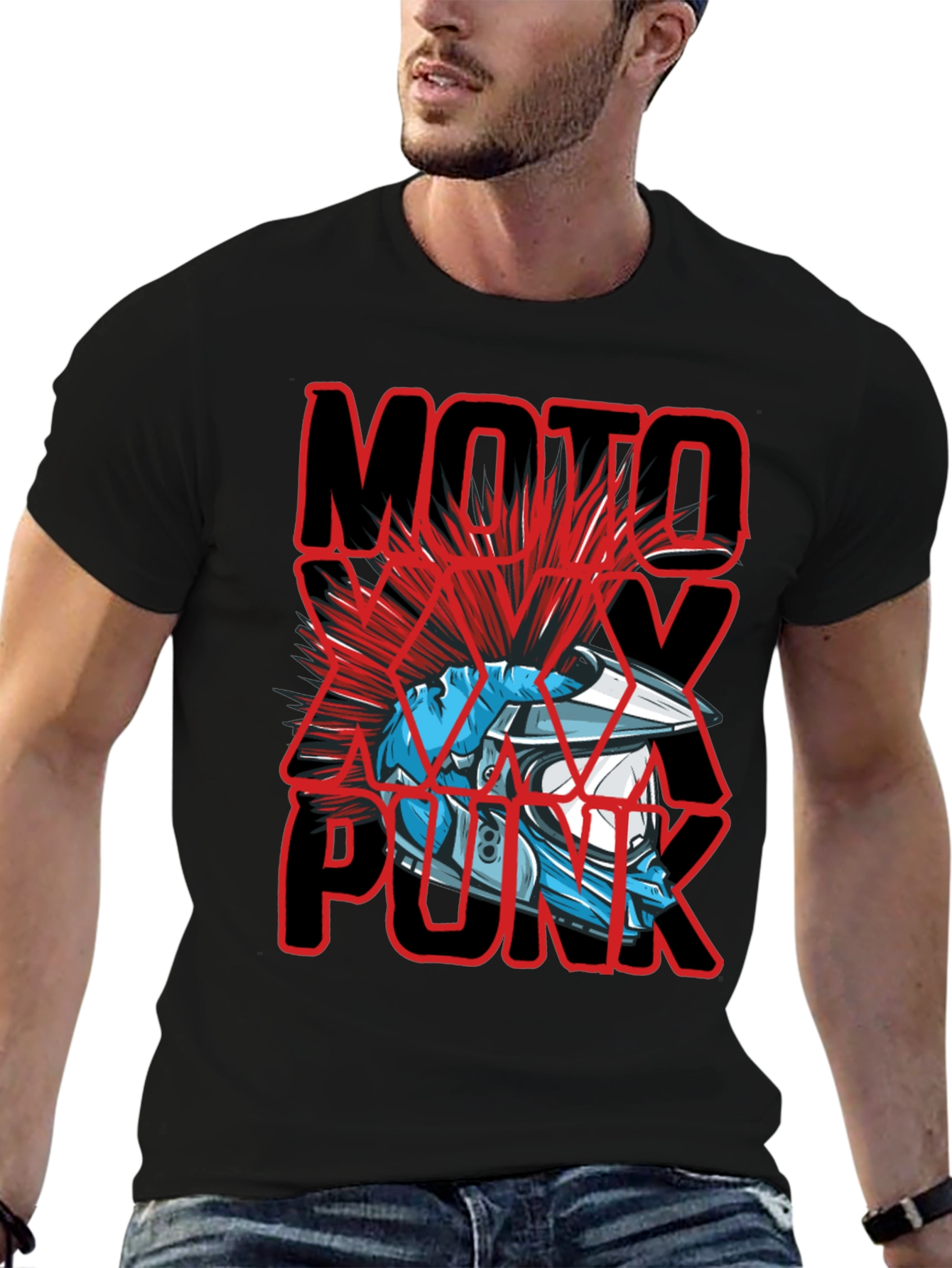 Moto Punk Graphic Tee