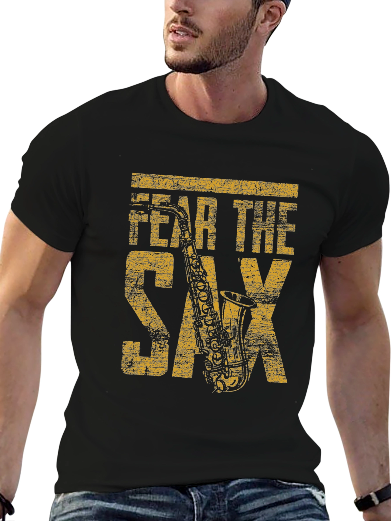 Fear the Sax T-Shirt - Musician Graphic Tee